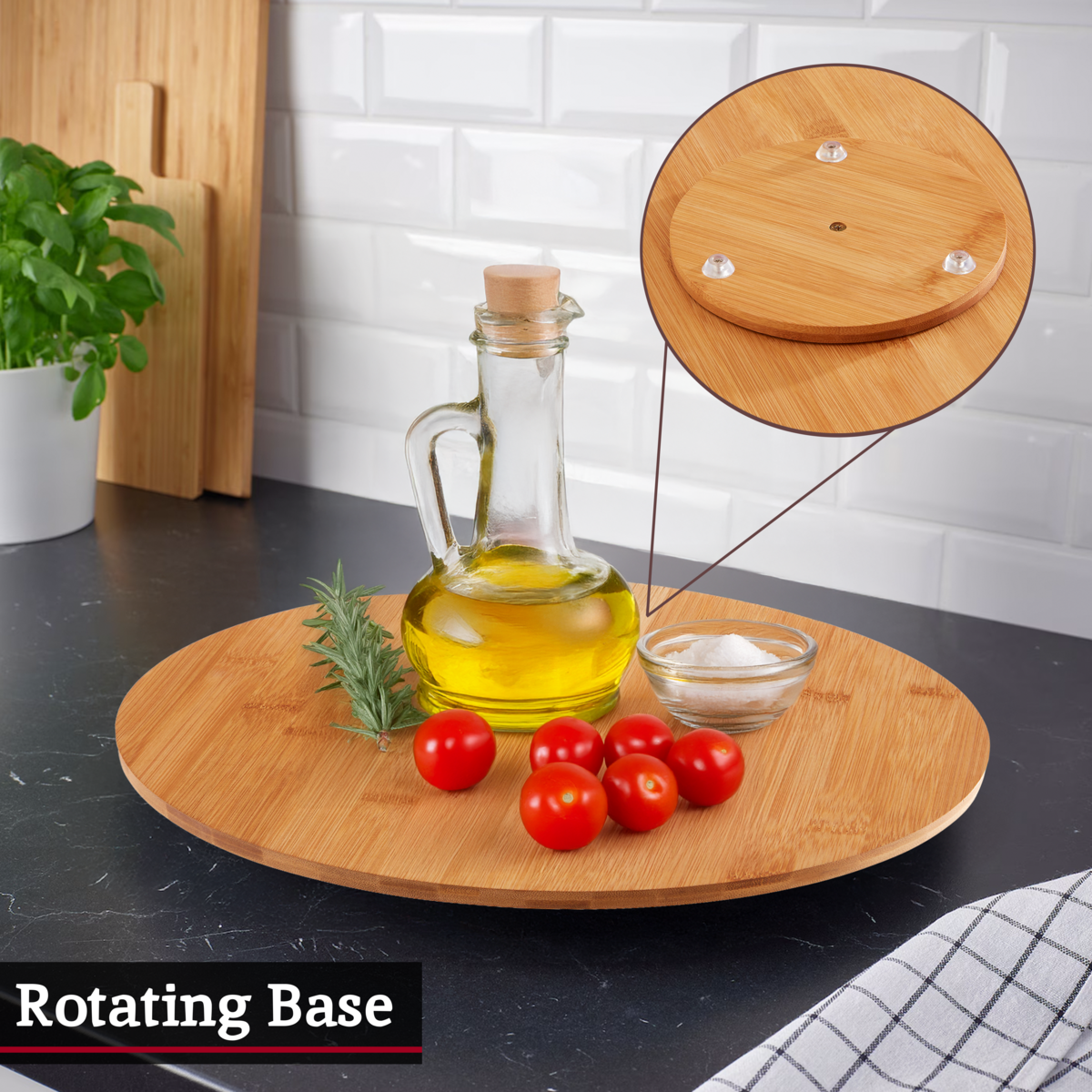 Bamboo Lazy Susan | Aleki