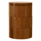 Bamboo Natural Cylindrical Storage Set | Bessan