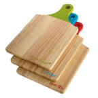 Set of Three Icon Wooden Paddle Chopping Boards | Dahra