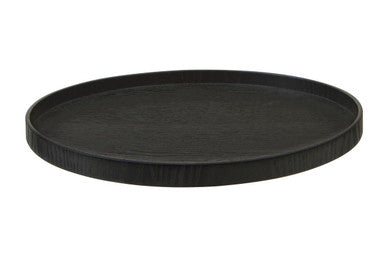Large Black Fir Wood Tray | Bessan