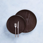 Large Black Fir Wood Tray | Bessan