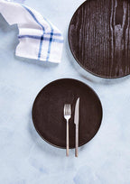 Large Black Fir Wood Tray | Bessan