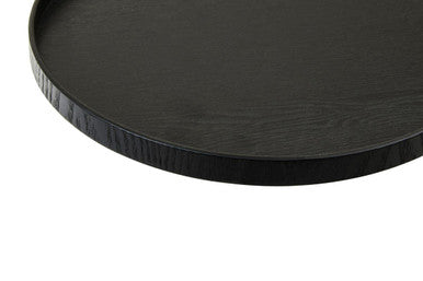 Large Black Fir Wood Tray | Bessan
