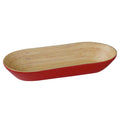Red Oblong Bowl | Kyoto