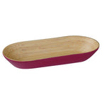 Raspberry Oblong Bowl | Kyoto