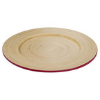 Raspberry Bamboo Charger Plate | Kyoto