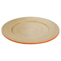 Orange Bamboo Charger Plate | Kyoto