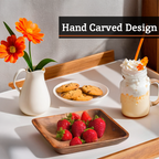 Acacia Wood Large Square Platter | Kora