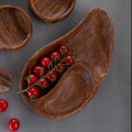 Acacia Two Section Bean Shaped Dish | Kora