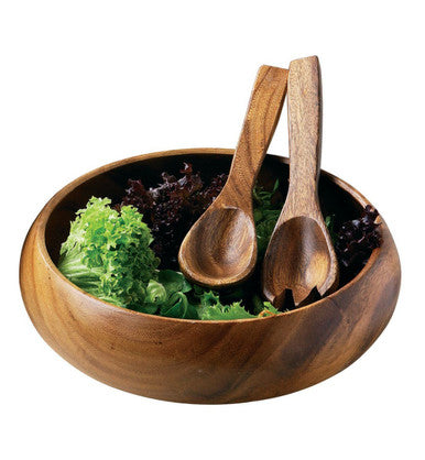 Acacia Large Round Salad Bowl | Kora