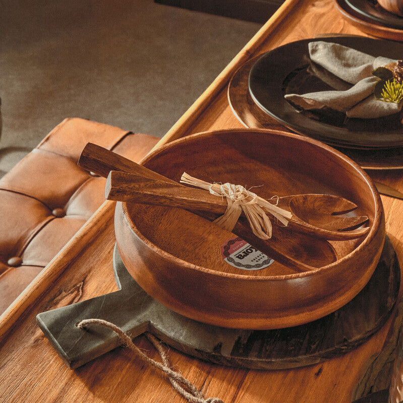 Acacia Small Salad Servers | Kora