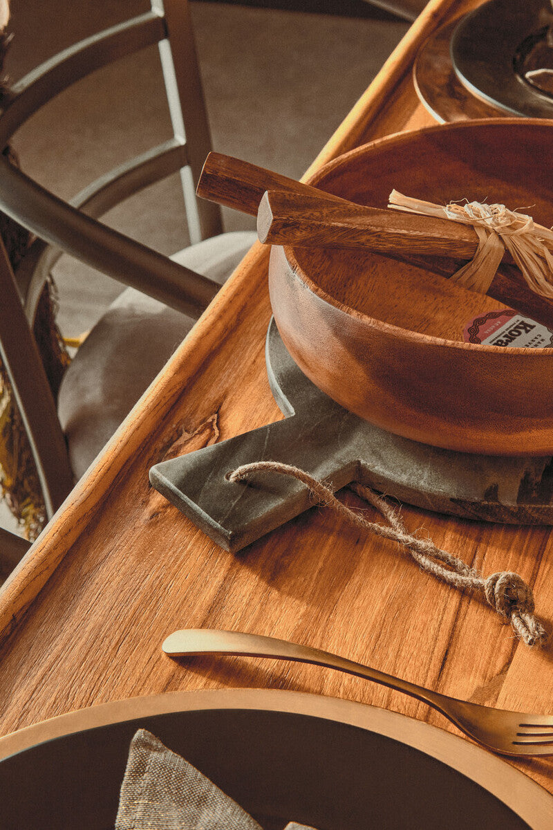Acacia Small Salad Servers | Kora