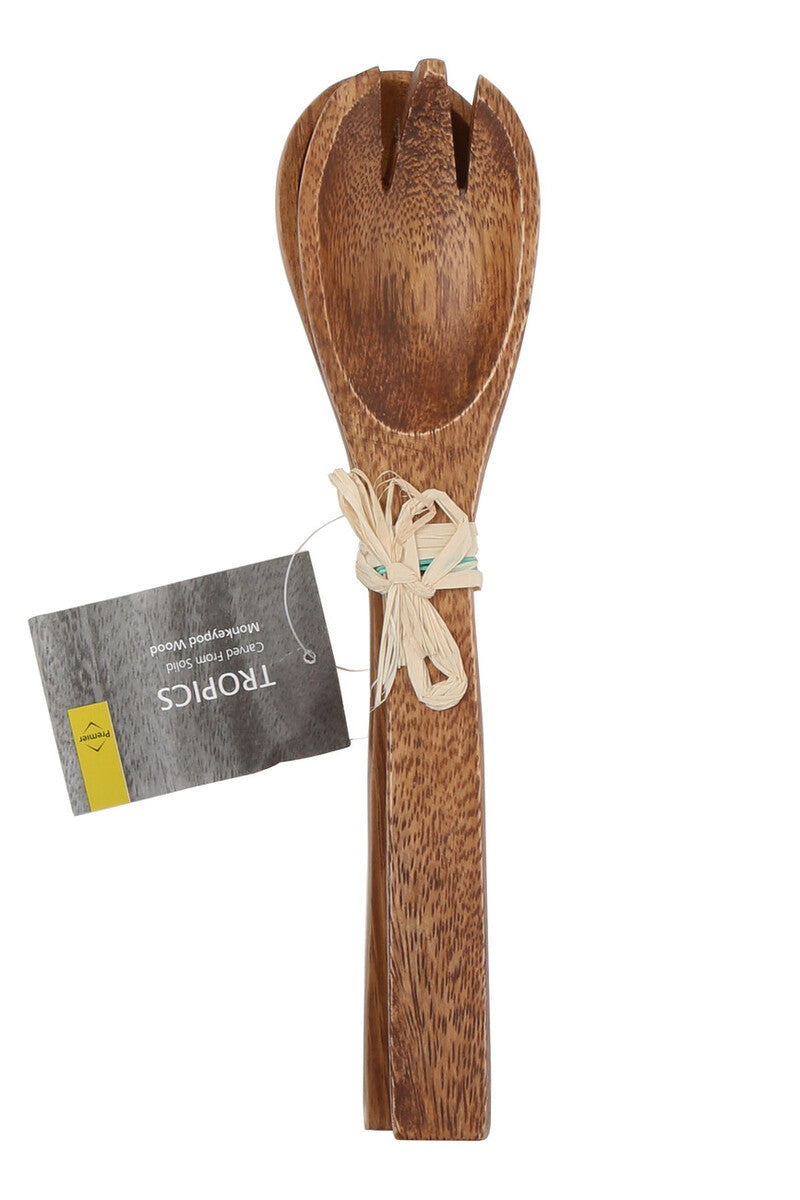 Acacia Small Salad Servers | Kora
