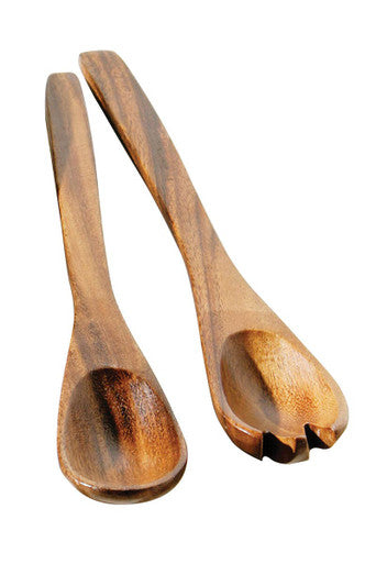Acacia Large Salad Servers | Kora