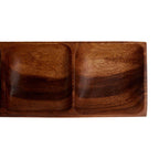 Acacia Three Section Rectangular Serving Dish | Kora