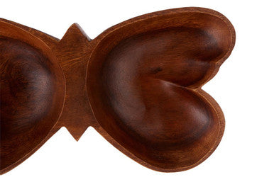Acacia Butterfly Shaped Serving Dish | Kora