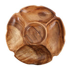 Acacia Five Section Round Serving Dish | Kora