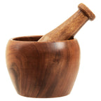 Acacia Wood Tapered Mortar and Pestle | Kora