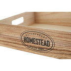 Natural Wood Homestead Storage Crate | Naresso