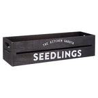 Black Wood Planter and Herb Crate | Naresso