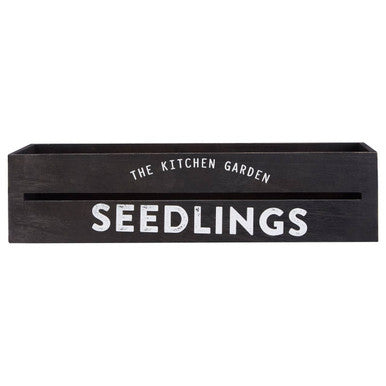 Black Wood Planter and Herb Crate | Naresso