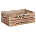 Natural Wood Set of 3 Provision Crates | Naresso