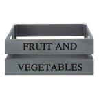 Grey Wood Fruit and Vegetable Crate | Naresso