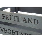 Grey Wood Fruit and Vegetable Crate | Naresso