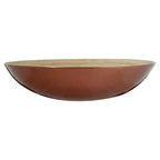 Round Rose Gold Salad Bowl | Kyoto