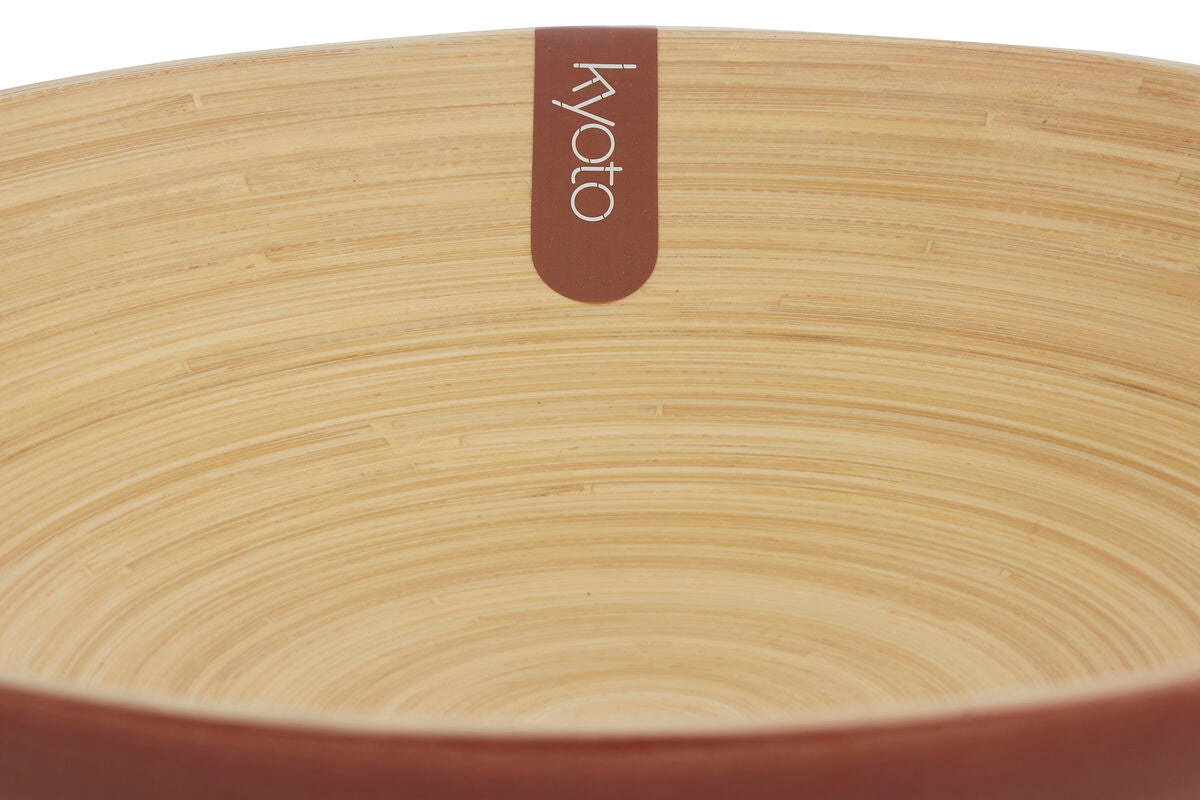 Round Rose Gold Salad Bowl | Kyoto