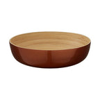 Rose Gold Salad Bowl with Raised Edges | Kyoto