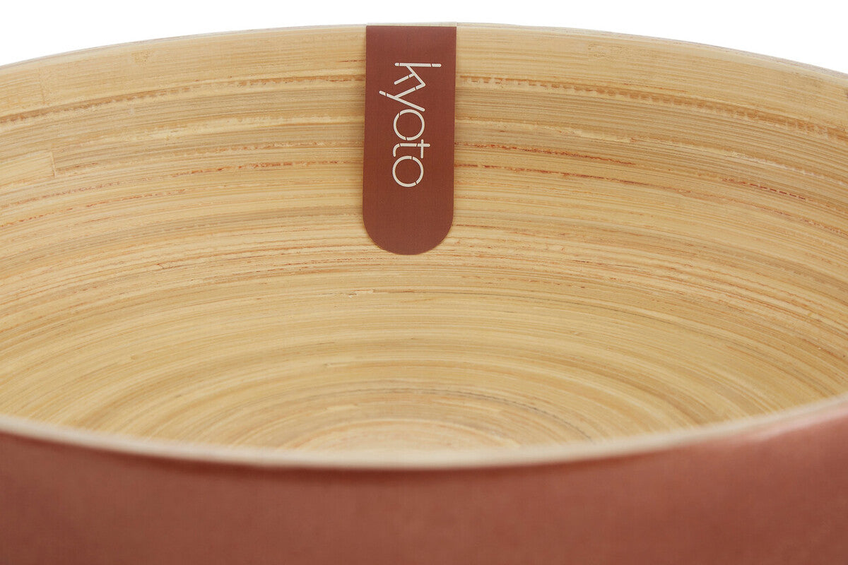 Rose Gold Salad Bowl with Raised Edges | Kyoto