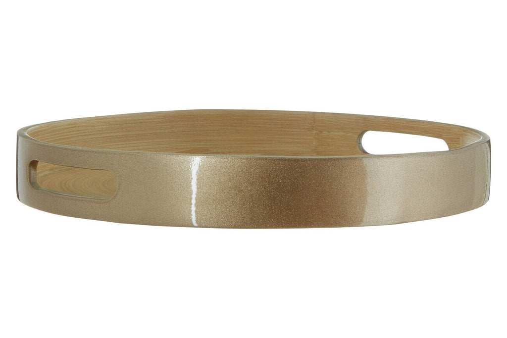 Small Round Gold Serving Tray | Kyoto