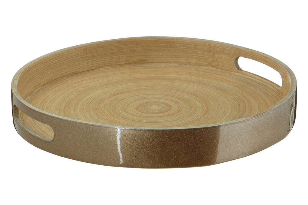 Small Round Gold Serving Tray | Kyoto