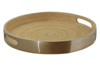 Small Round Gold Serving Tray | Kyoto