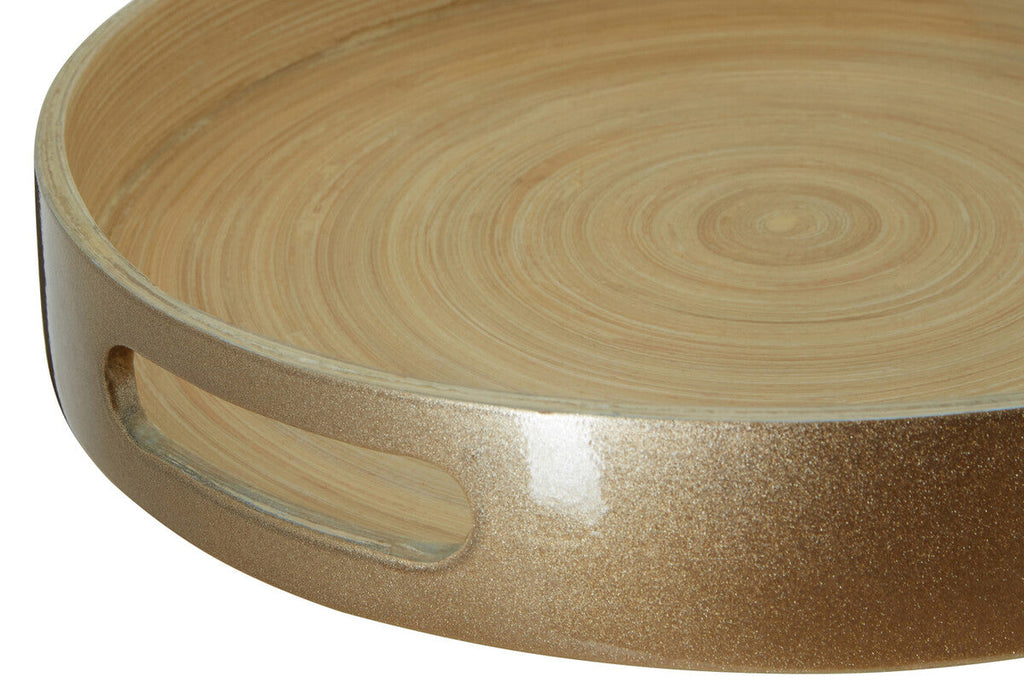Small Round Gold Serving Tray | Kyoto