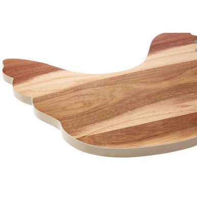 Cream Edge Hen Chopping and Serving Board | Socorro