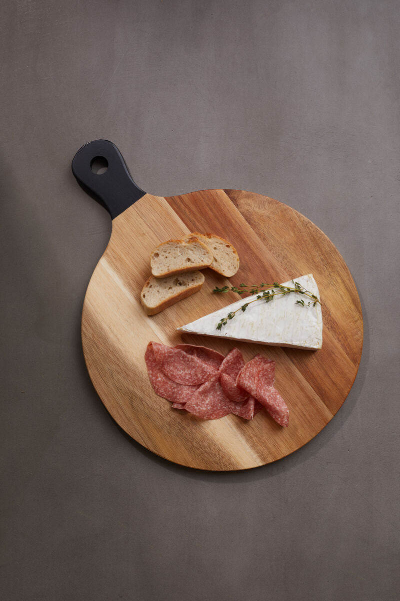 Chopping and Serving Board with Black Handle | Socorro