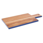 Rectangular Blue Edge Chopping and Serving Board | Socorro
