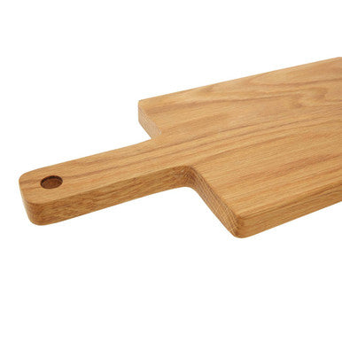 Rectangular Small Oak Wood Paddle Chopping and Serving Board | Lyna