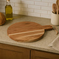 Medium Round Acacia Wood Chopping and Serving Board | Socorro