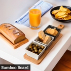 Serving Board with Square Dishes | Soiree