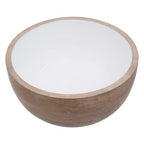 Mango Wood Round Serving Bowl | Kara