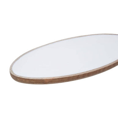 Mango Wood Oval Serving Platter | Kara