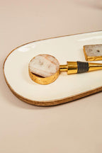 Mango Wood Large Oval Serving Platter | Kara