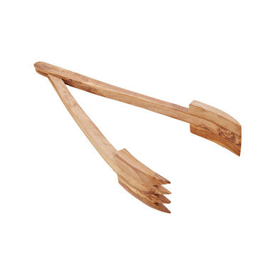 Olive Wood Serving Tongs | Kora