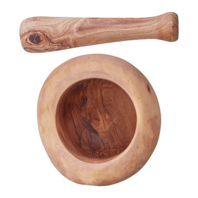 Olive Wood Mortar and Pestle | Kora