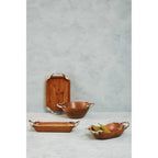 Vine  Acacia Wood Large Round Bowl