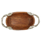 Acacia Wood Small Oval Bowl | Vine