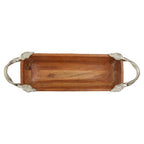 Acacia Wood Small Rectangular Serving Dish | Vine